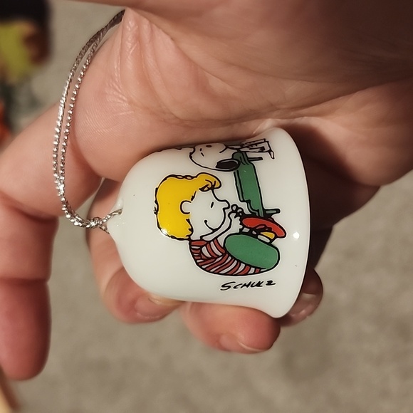 Set of 2 vintage Snoopy Peanuts ornaments - Picture 3 of 10